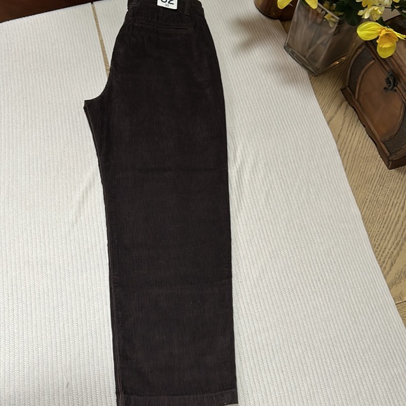 Gap pleated cordur brown noir pants - Picture 5 of 14
